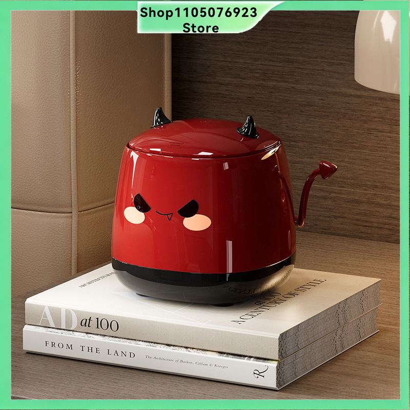 Desk Setup Organization - Cute Mini Devil High-Appearance Desktop Trash