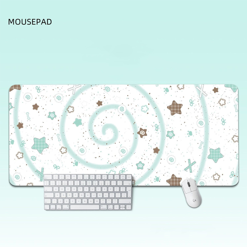 Yellow Desk Setup - Leather PU Desk Pad Protector Fashion