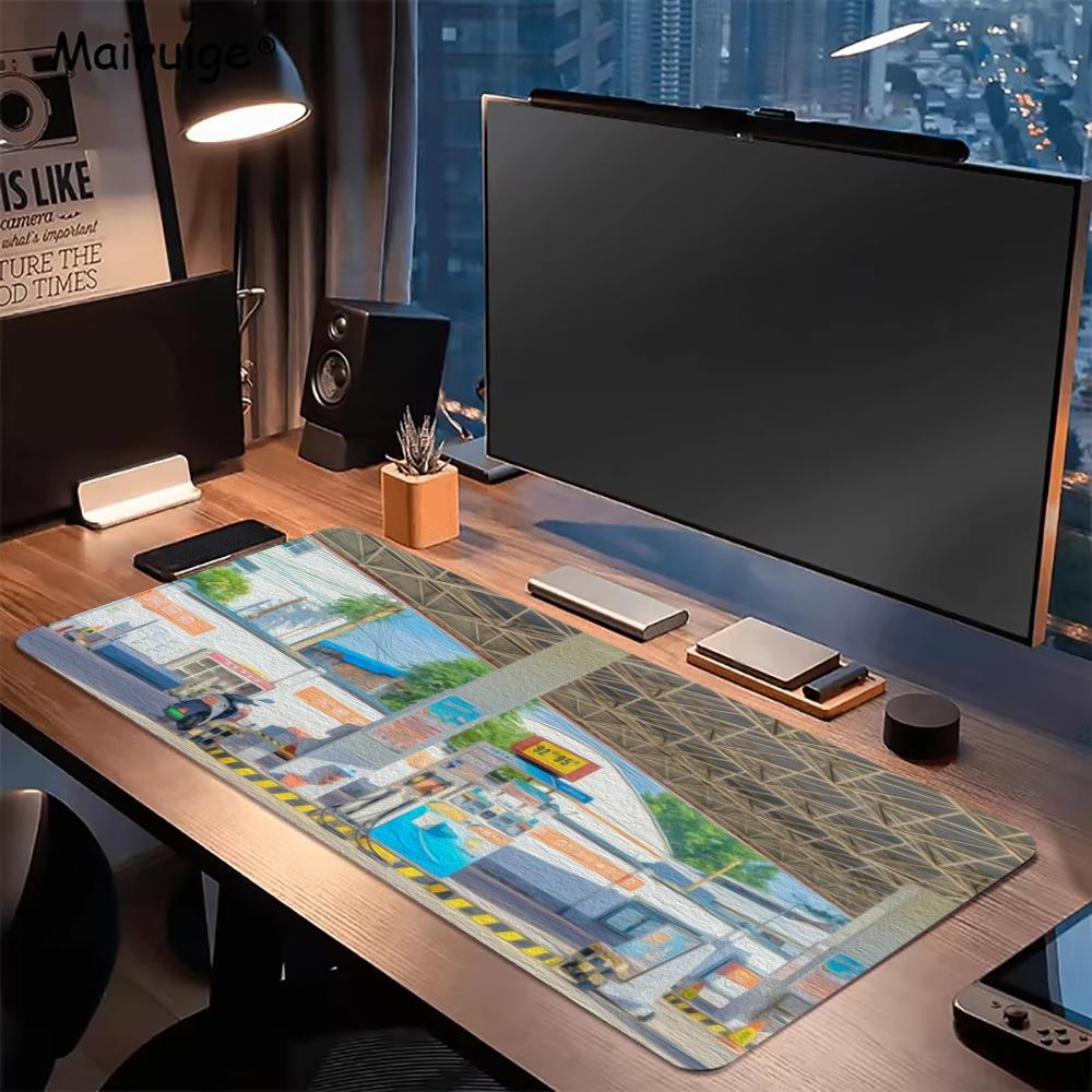 Urban Street View Oil Painting - đánh giá và giá Desk View Setup