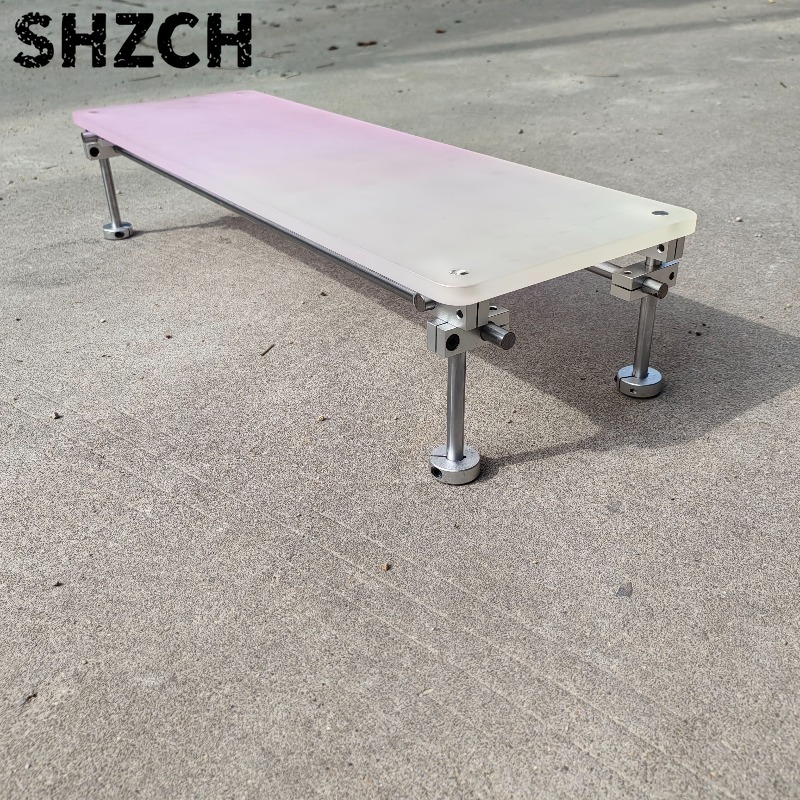 ‌Aesthetic Pink Gradient Acryl - đánh giá và giá Desk Setup Monitor And Laptop