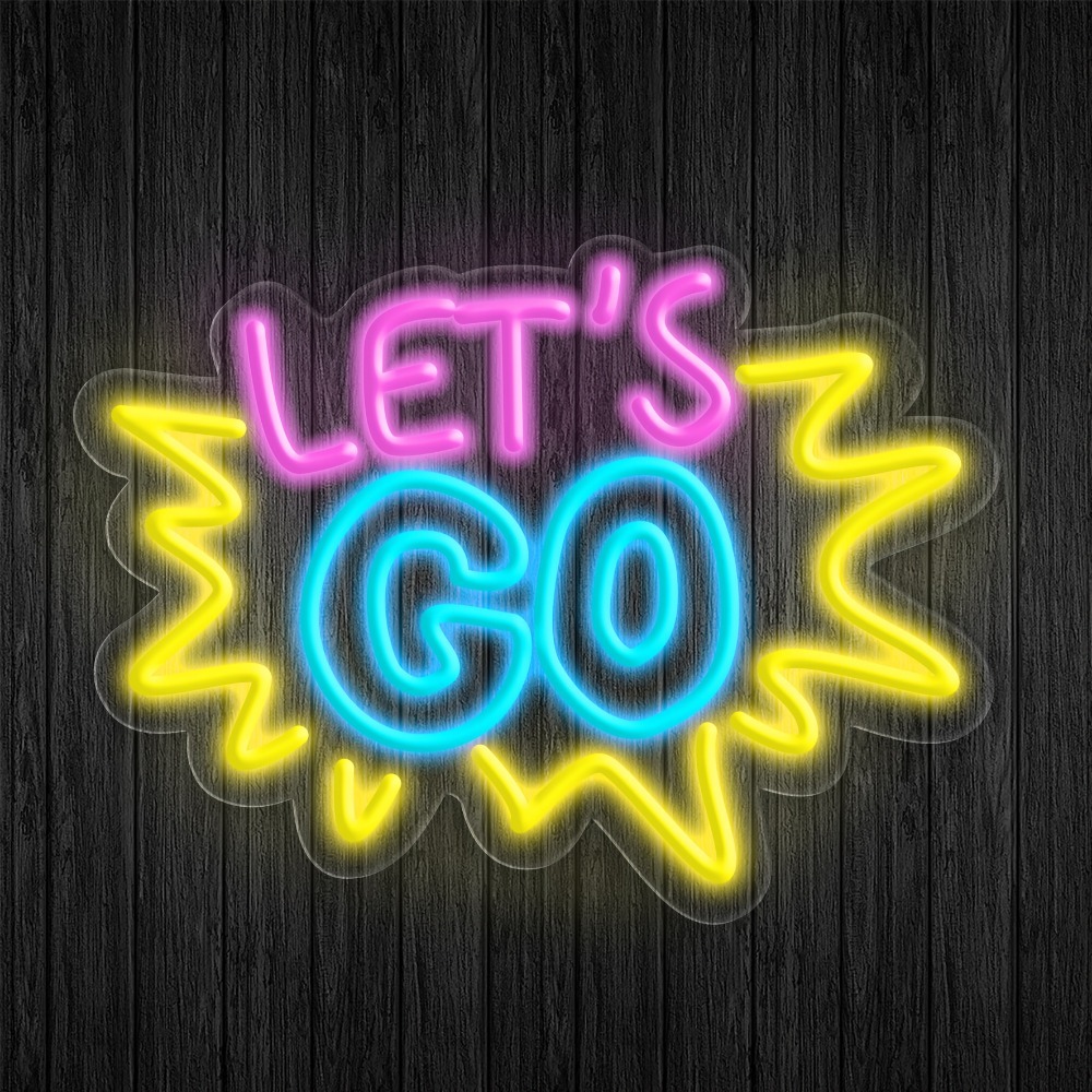 LET'S GO Multicolor LED Neon S - đánh giá và giá Desk Setup Quotes
