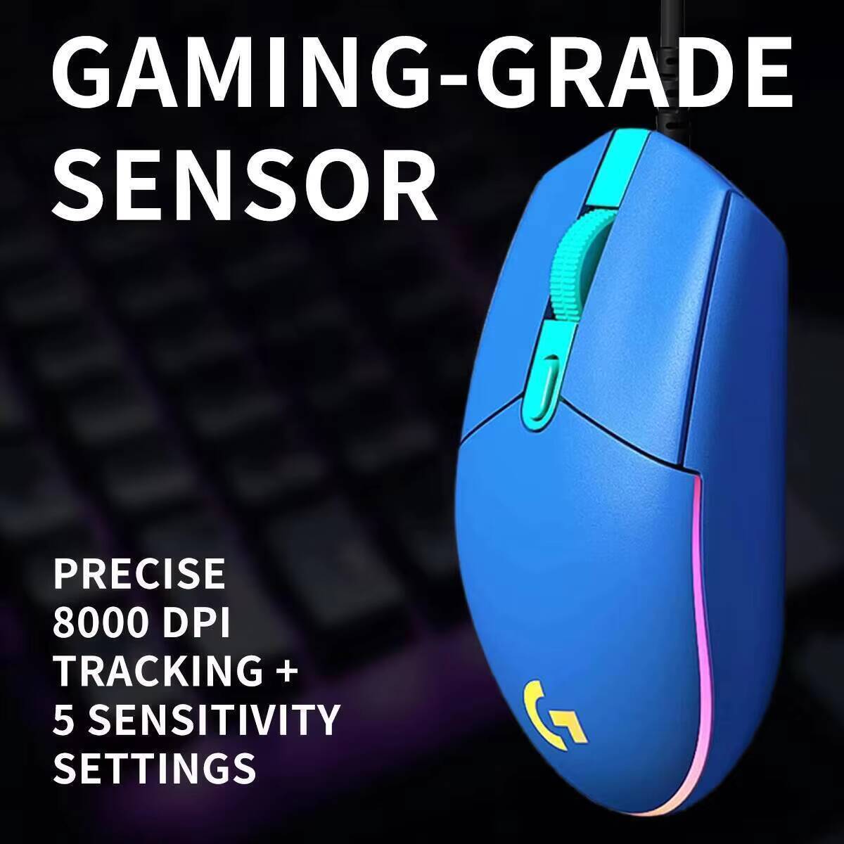 Logitech G203 LIGHTSYNC Mouse  - đánh giá và giá Logitech Mouse G203