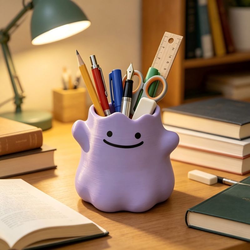 Cartoon Character Pen Holder C - đánh giá và giá Desk Setup Organization