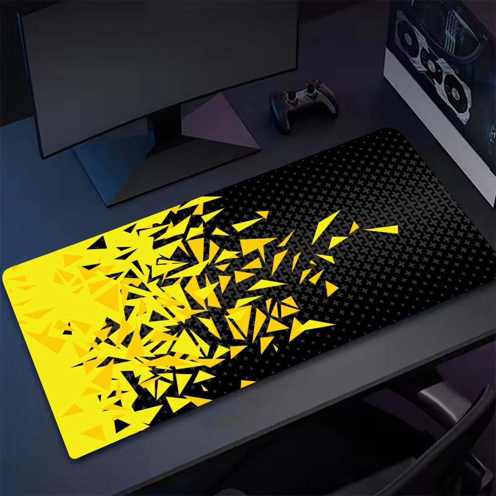 Yellow Art Simple Mouse Pad La - đánh giá và giá Yellow Desk Setup