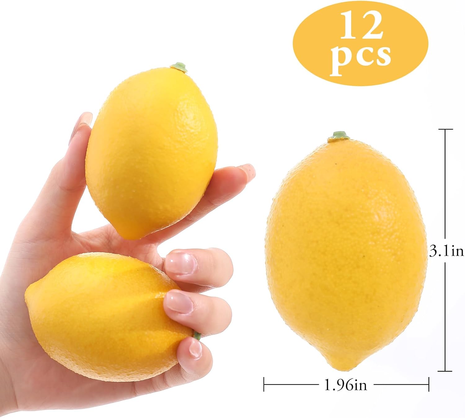 12 Pack Faux Yellow Lemons Art - đánh giá và giá Yellow Desk Setup