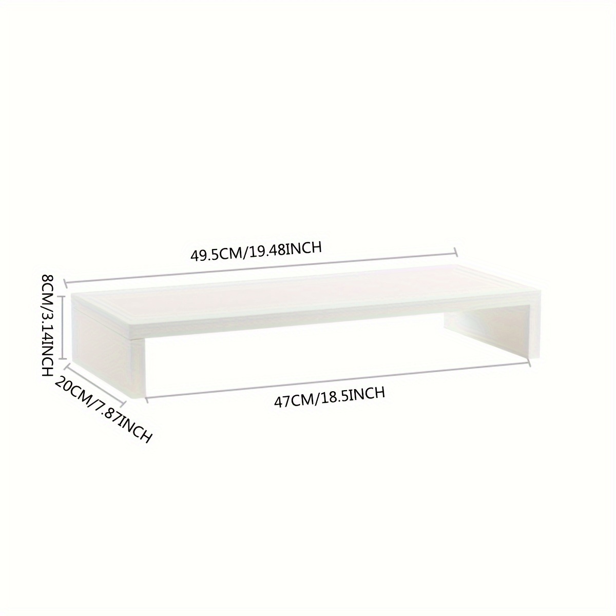 Minimalist White MDF Monitor R - đánh giá và giá Desk Setup Accessories