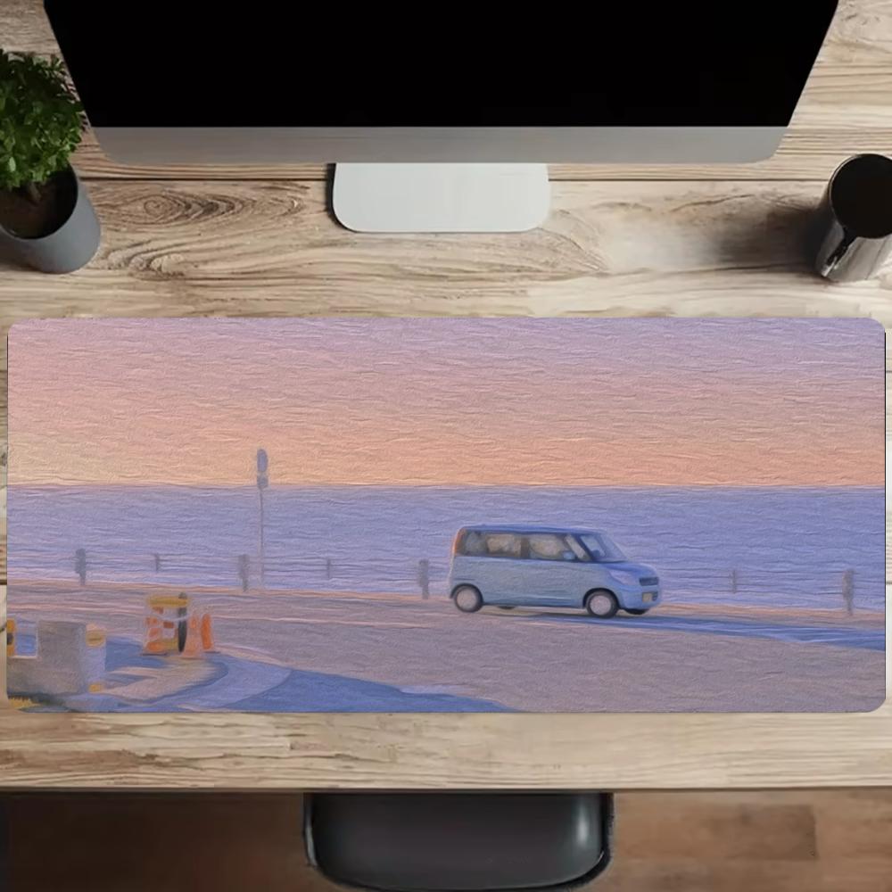 Urban Street View Oil Painting - đánh giá và giá Desk View Setup