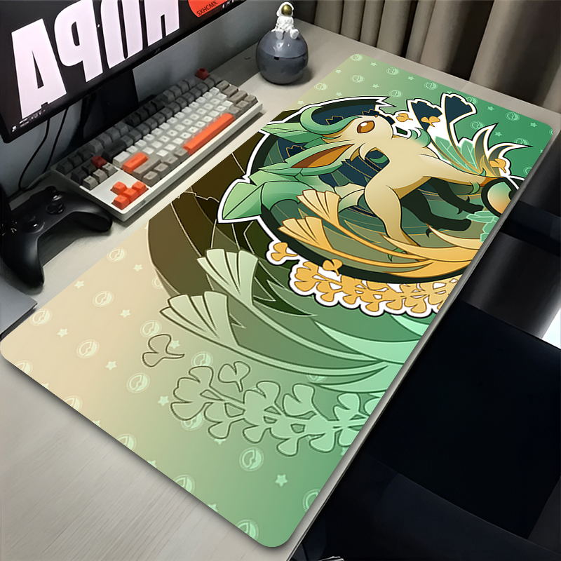 Mouse Pad Gamer P-pokemon Leaf - đánh giá và giá Desk Setup Cozy