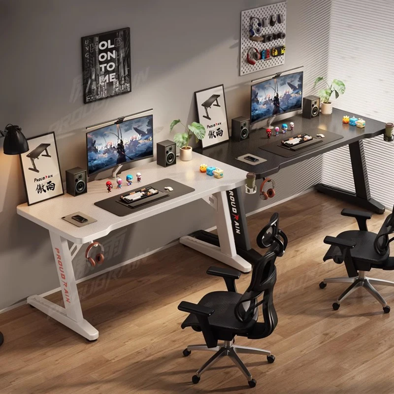 Gaming Console Computer Desks  - đánh giá và giá Desk Setup Monitor And Laptop