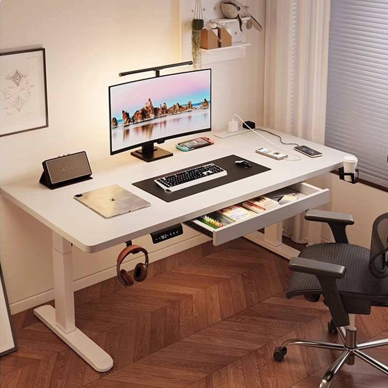 Modern Iron Dual Motor Electri - đánh giá và giá Desk Setup In Office
