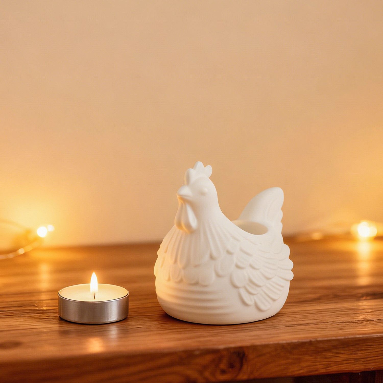 DIY 3D Little Chicken Candle H - đánh giá và giá Desk Setup Organization