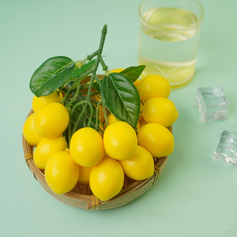 Nhân Tạo Chanh Nhánh Mô Phỏng  - đánh giá và giá Yellow Desk Setup