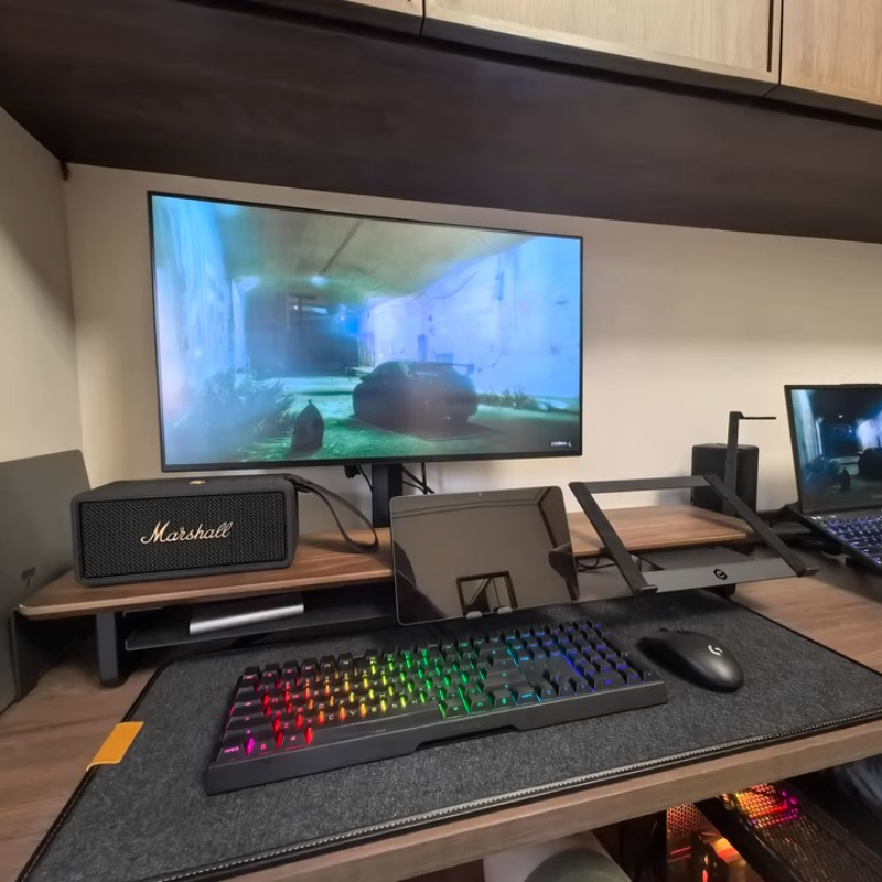 Modular Monitor Riser Stand Er - đánh giá và giá Desk Setup Monitor And Laptop