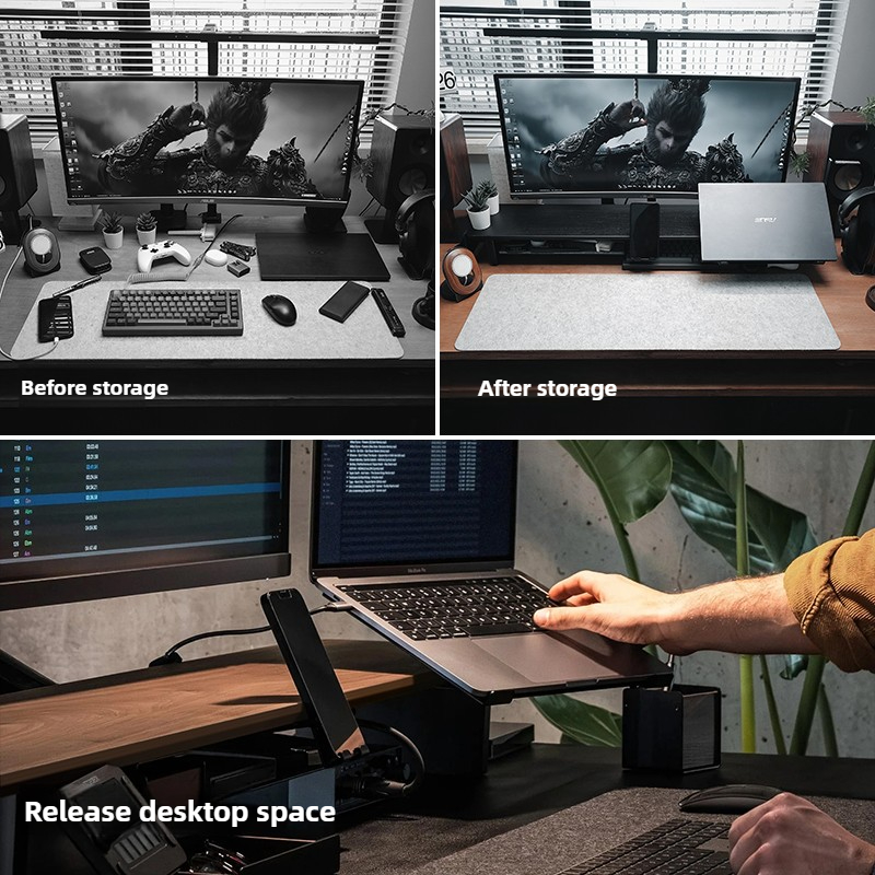 Modular Monitor Riser Stand Er - đánh giá và giá Desk Setup Monitor And Laptop