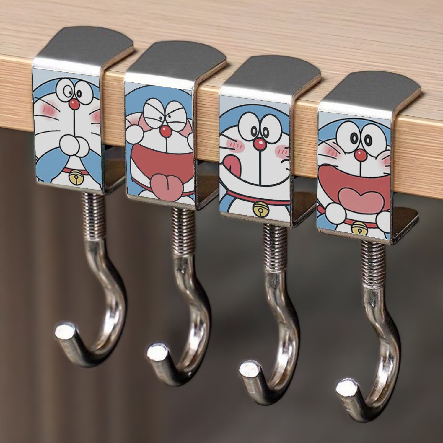 Doraemon Desk Side Bag Hook Re - đánh giá và giá Desk Setup Organization