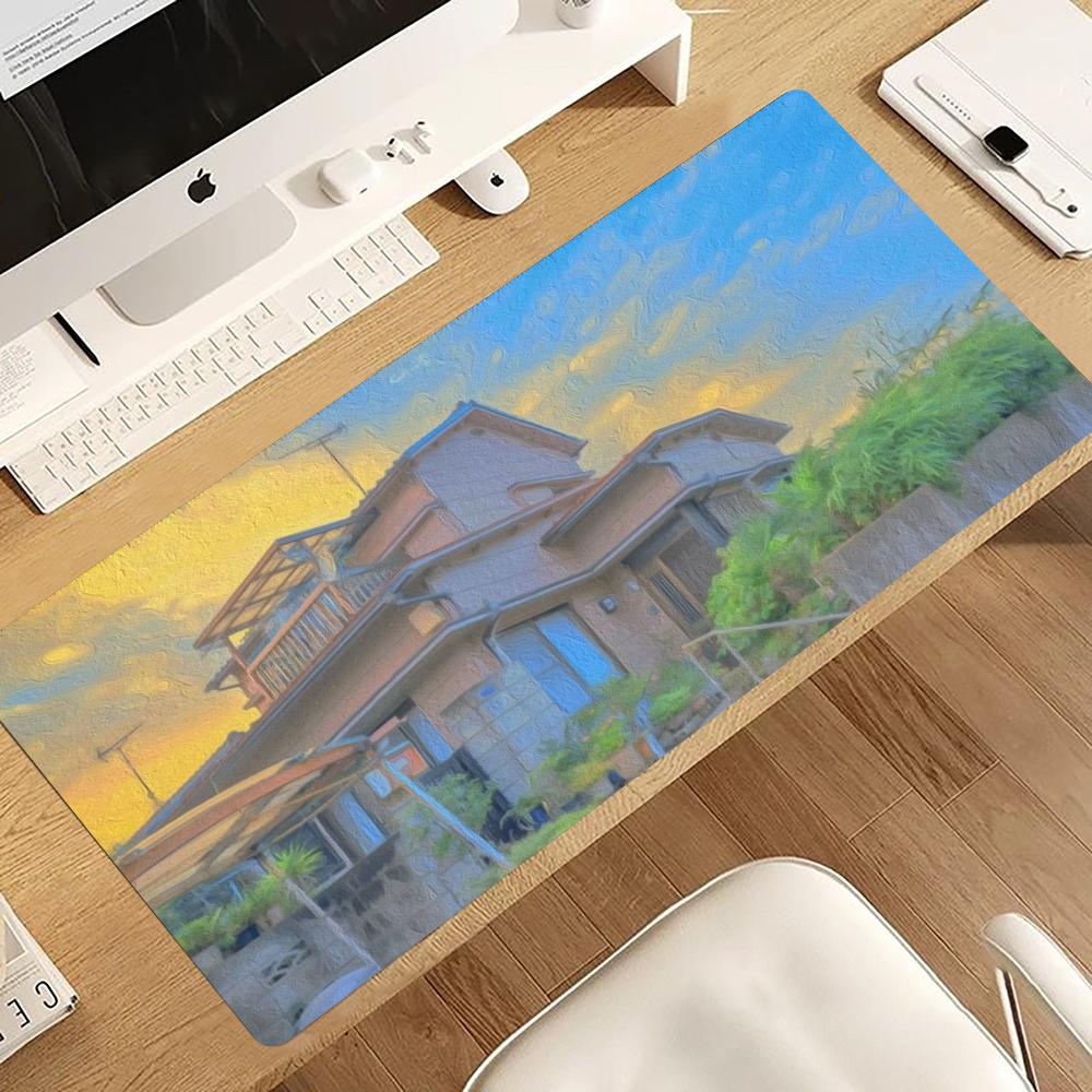 Urban Street View Oil Painting - đánh giá và giá Desk View Setup