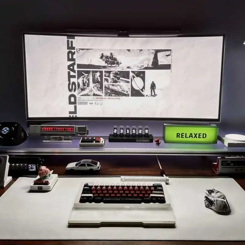 Aluminum Monitor Stand Acrylic - đánh giá và giá Desk Setup Monitor And Laptop