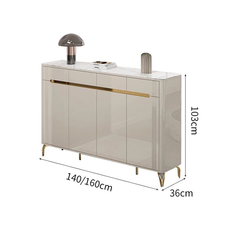 Nordic Luxury Console Table Wi - đánh giá và giá Desk Setup Minimalist
