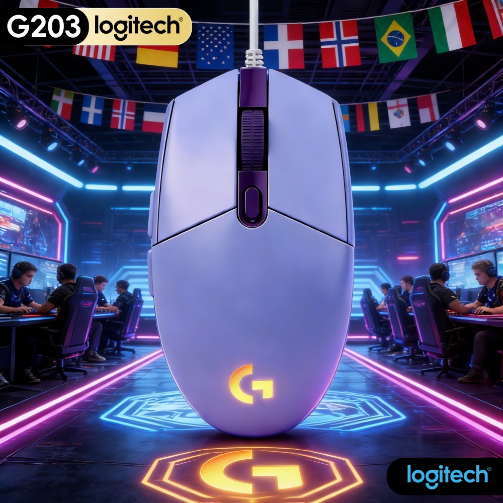 Logitech G203 Wired Gaming Mou - đánh giá và giá Logitech Mouse G203