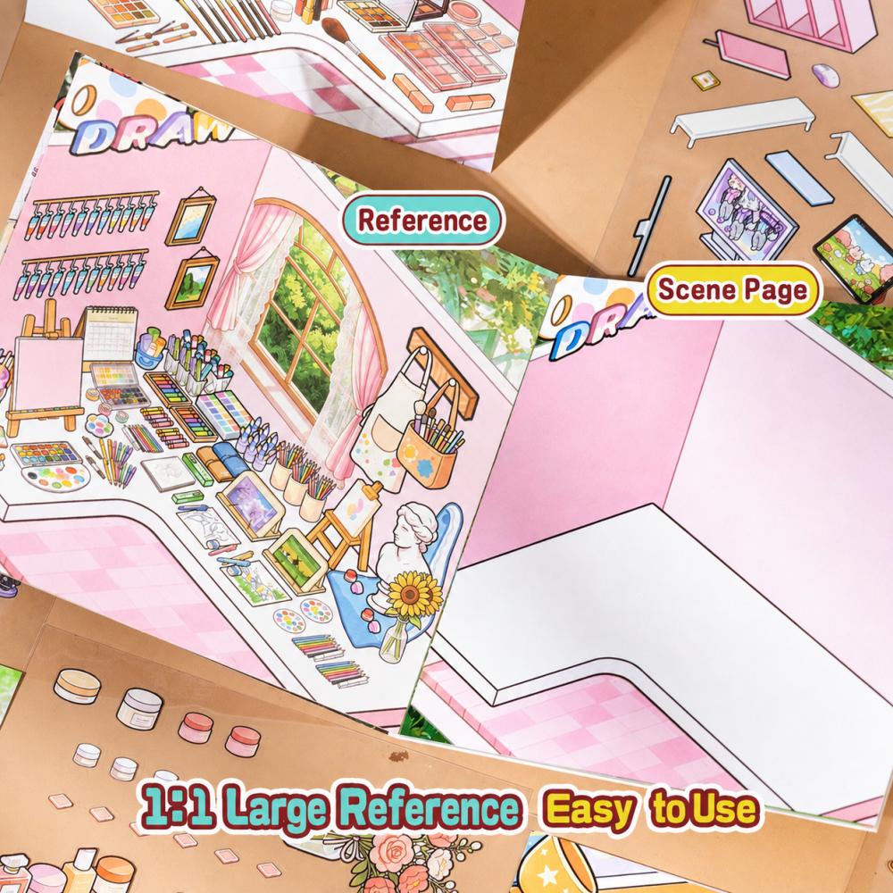Card Lover 12 Pcs [Desk Corner - đánh giá và giá Desk Setup For Journaling