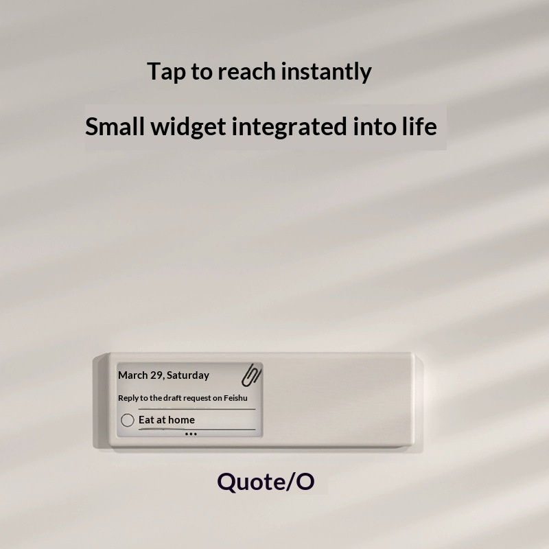 Quote O Smart Wifi E Ink Displ - đánh giá và giá Desk Setup Quotes